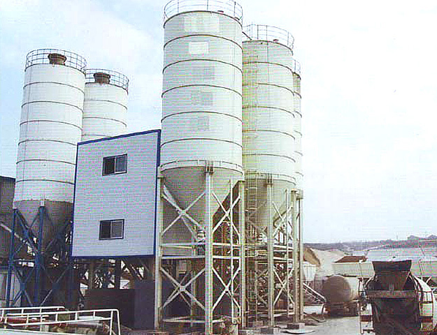 Concrete mixing station HZS